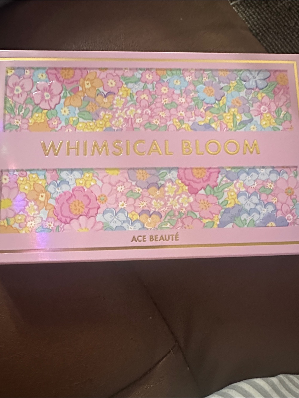 Ace Beauté Whimsical Bloom Eyeshadow Palette - Pink, Yellow, Purple